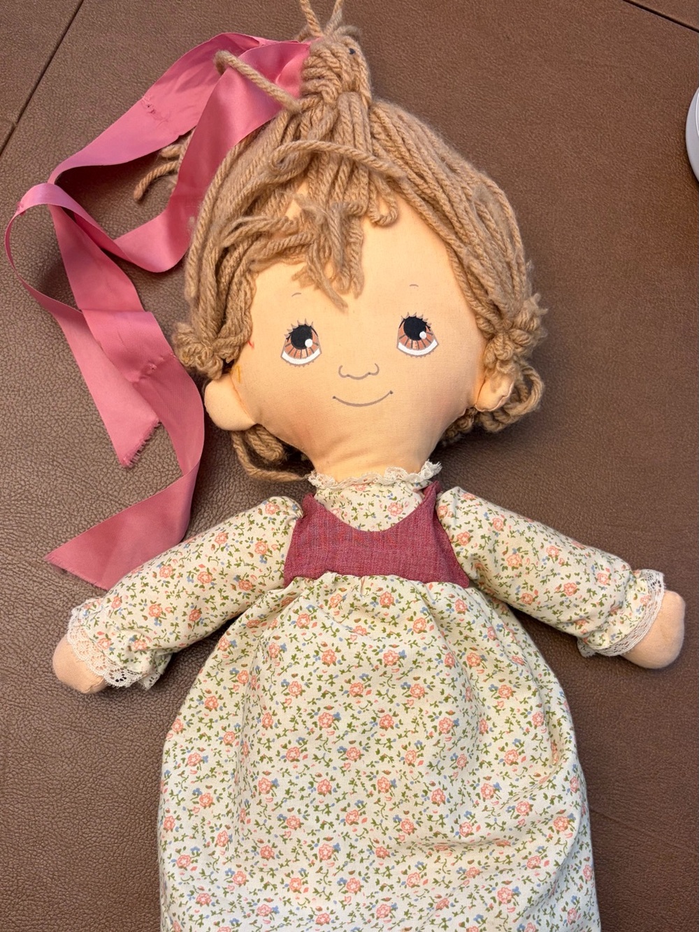 Vintage 1980 AmToy 15” Puddin Cloth Plush Rag Doll Toy Morgan Inc Plush Soft